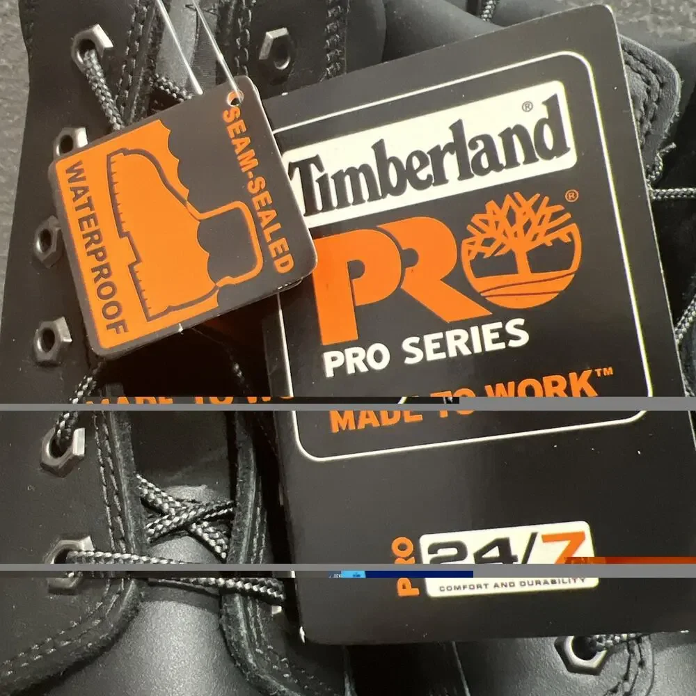 Timberland PRO 6IN Direct Attach Steel Toe EH WP/Insulated Work Boot Men Sz 12M